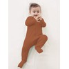 GUISBY Baby Footless Pajamas, Soft Long Sleeve with 2 Way