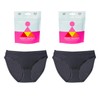 Panic Panties 2-Pack - No-Show Bikini Cut, Pre-washed Ready to