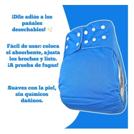Pañal Ecológico Junior Jumbo Adolescente Con Inserto Ecobaby                                                                                          