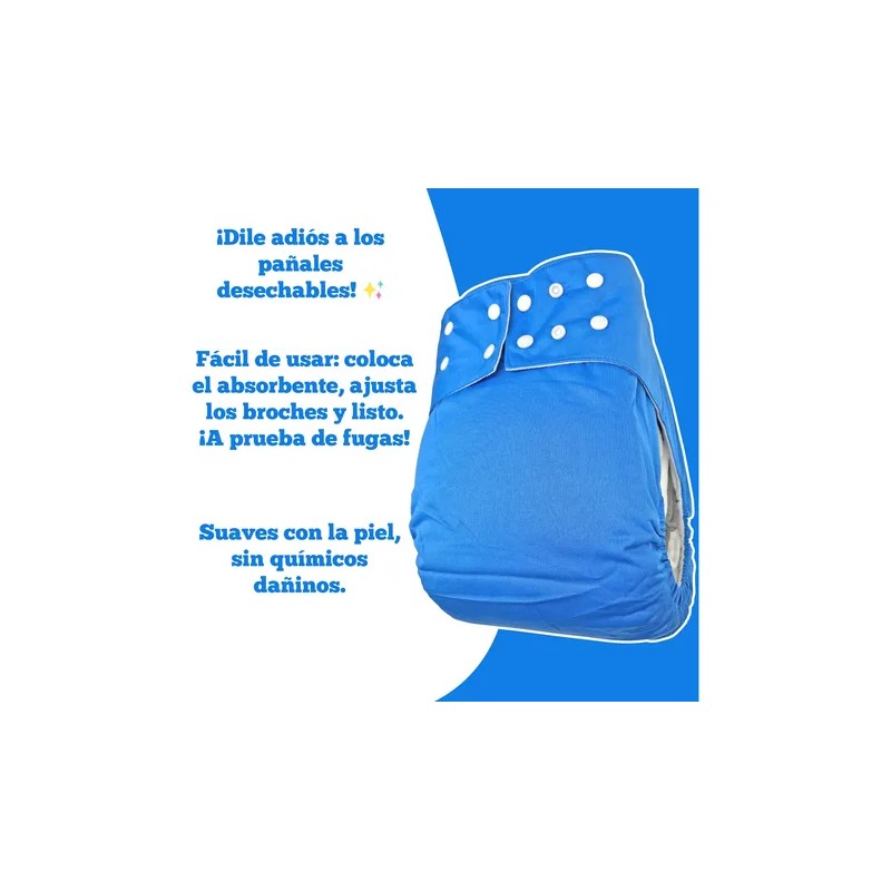 Pañal Ecológico Junior Jumbo Adolescente Con Inserto Ecobaby