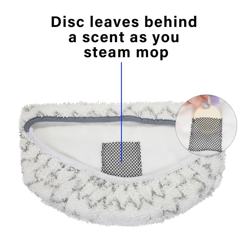 Maitys 24 Pcs Fragrance Discs Replacement Steam Mop Scent Practical