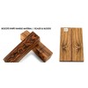Bookmatched Exotic Wood Knife Scales (Bocote, 3/8" X1 1/2" X
