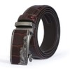 MNA Styles Mens Belt 2 Pack, Leather Belts Ratchet Automatic