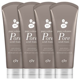 C2Y (C2Y)퓨어 아쿠아휩/화산송이 클렌징 폼 220ml 대용량 4개 (C2Y) Pure Aqua Whip / Volcanic Pumice Cleansing Foam 220ml Large Size 4 Pack