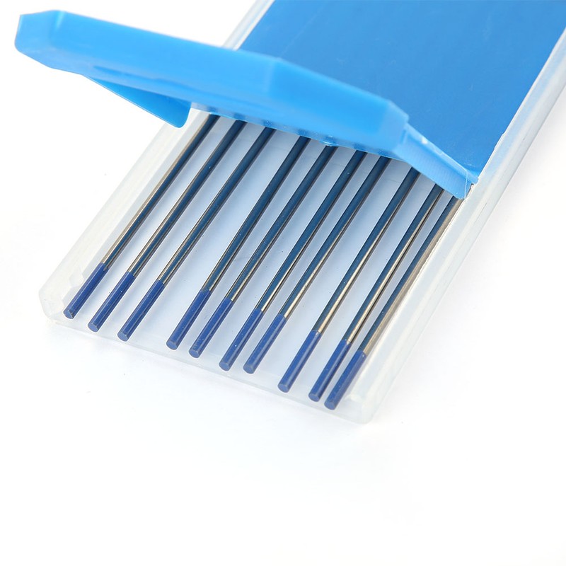 10pcs YttriumTungsten Electrodes WY20 Blue Tip for Tig Welding Machine