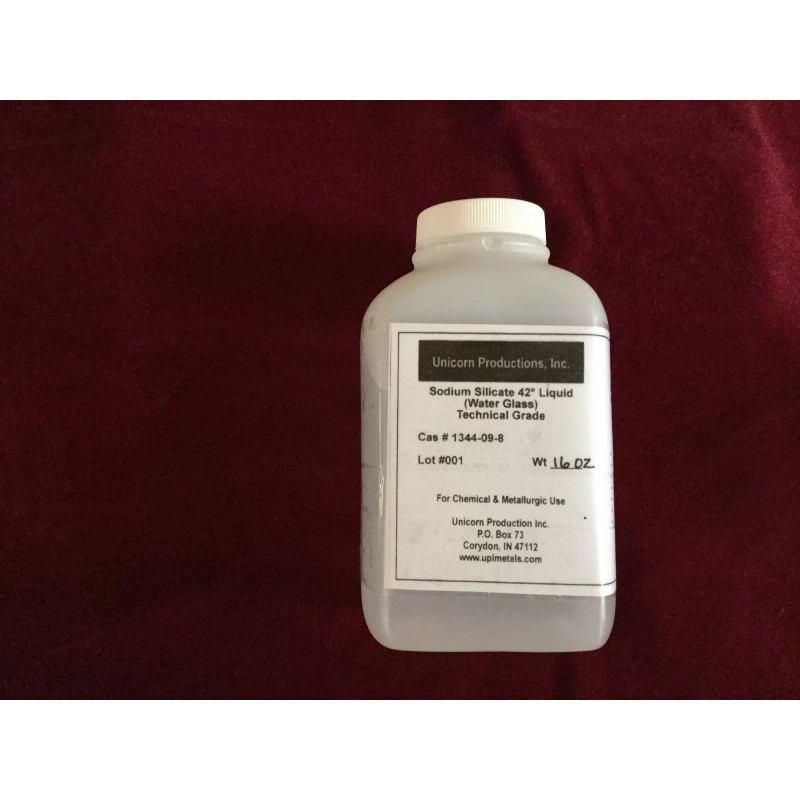 UPI Metals Sodium Silicate ('42 baume' liquid solution) ('water glass')
