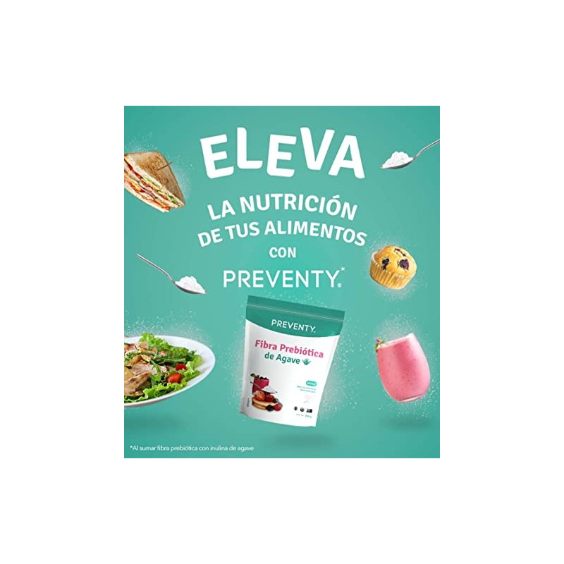 Inulina Agave Fibra Prebiótica Orgánica 1kg 100 Azul Vegano Suplemento