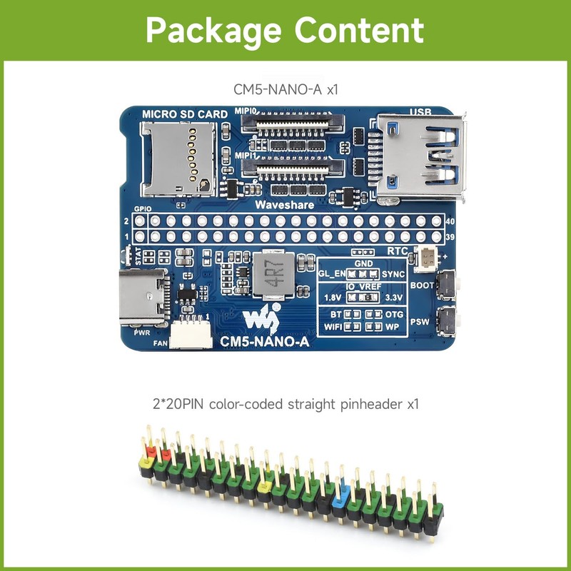 Waveshare Nano Base Board (A) for Raspberry Pi Compute Module