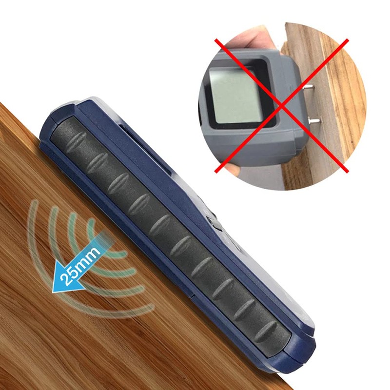 ORIGINCOM Digital Wood Moisture Meter, Easy to Measure Wood Moisture