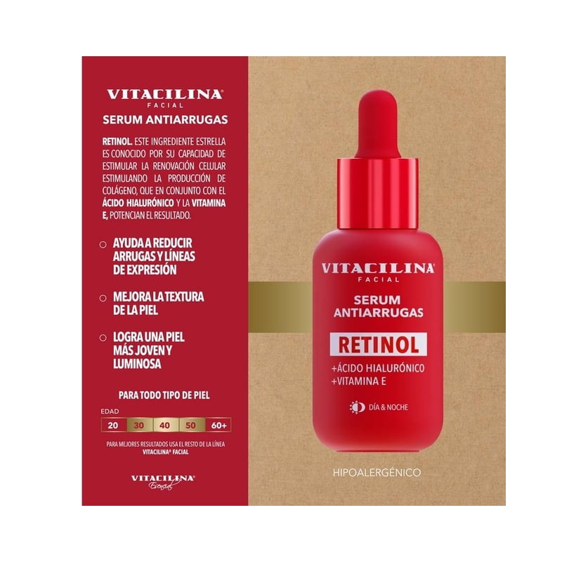 Serum Colágeno 30 ml Vitacilina Serum 1 Botella de serum