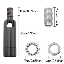 ITROLLE Sloped Ceiling Adapter 2PCS Black Lighting Sloped Ceiling Adapters for Pendant Light Chandelier Track Suspension Accessories