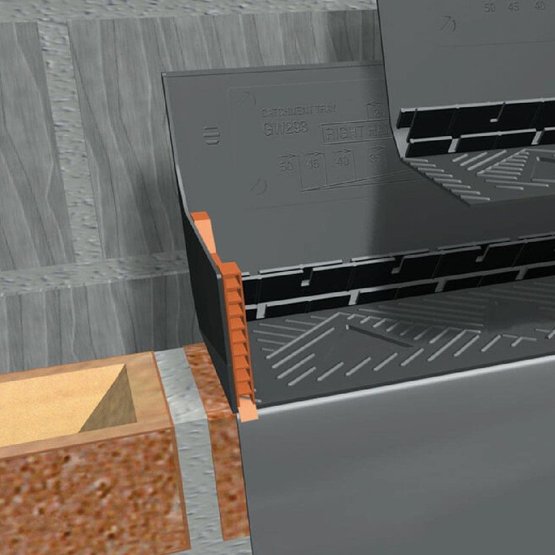10 x Easy Trim Brown Brick Weep Vents Ventilation for