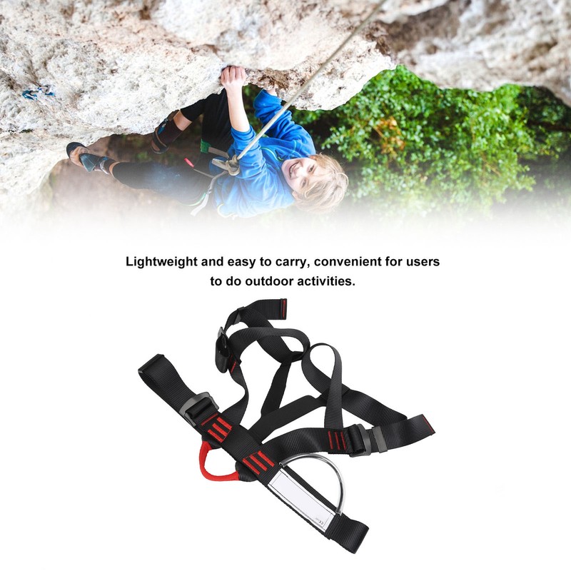 Climbing Belts Polyester Lightweight Adjustable High Load Bearing Capacity Mountaineering