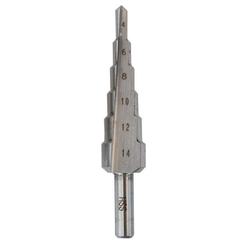 Faithfull FAISD412 HSS Cone Step Drills 4 - 14mm x