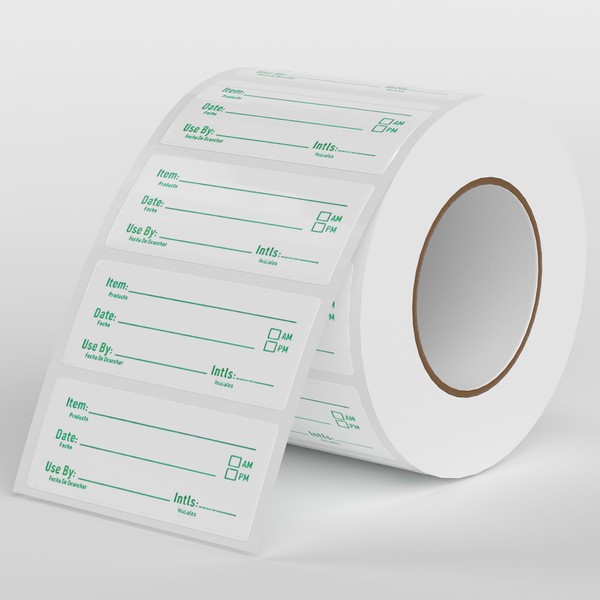 HSDCO Labels for Food Containers, Kitchen Labels, 2x1 Inch Food