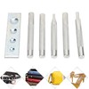 5pcs Snap Rivet Setter Die Punch Snap Kit Large Installation