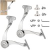 XWHLXY Toy Box Soft Close Hinges,2 Pack - Adjustable Lid