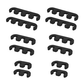 12 piezas separador de cables de bujía, 7 mm 8 mm 8.5 mm 8.8 mm trenzado de cables de bujía para motor de coche, separador de 2/3/4 agujeros para reem