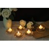 Wondise Realistic Timer Flameless Tealights Batteries Included Candles,Plastic Battery LED