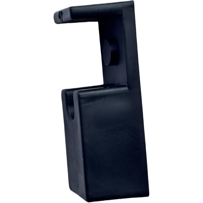 1 3/4 Wide Shower Door Wall Jamb Bumper Guide Black