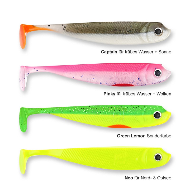 Lieblingsköder Rubber Fishing Bait for Perch Zander Pike 10 cm,