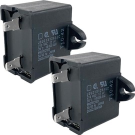 2-Pack JSU21X126AQC Run Capacitors - Compatible with GE Refrigerators - Replaces WR55X24064, WR55X20800, and More