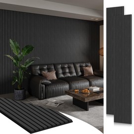 Smartstandard Sample Wood Slat Wall Panel, Soundproof Wooden Wall Panels, Acoustic Wood Panels for Wall, American Oak, Sample Pack