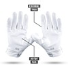 Nxtrnd G3 Padded Football Gloves, Sticky Padded Receiver Gloves, Lineman