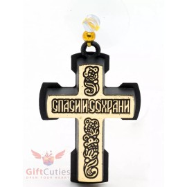 Suction cup Christ Pantocrator Crooss Car Amulet Jesus Christ Crucifix