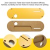 (4 Pack) Zero Clearance Insert Throat Plate Compatible with DeWalt