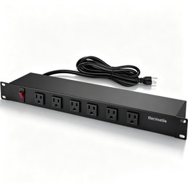 ElecVoztile 19 Inch 14-Outlet Rack Mount PDU Power Strip, 15A, 125V, 1875W