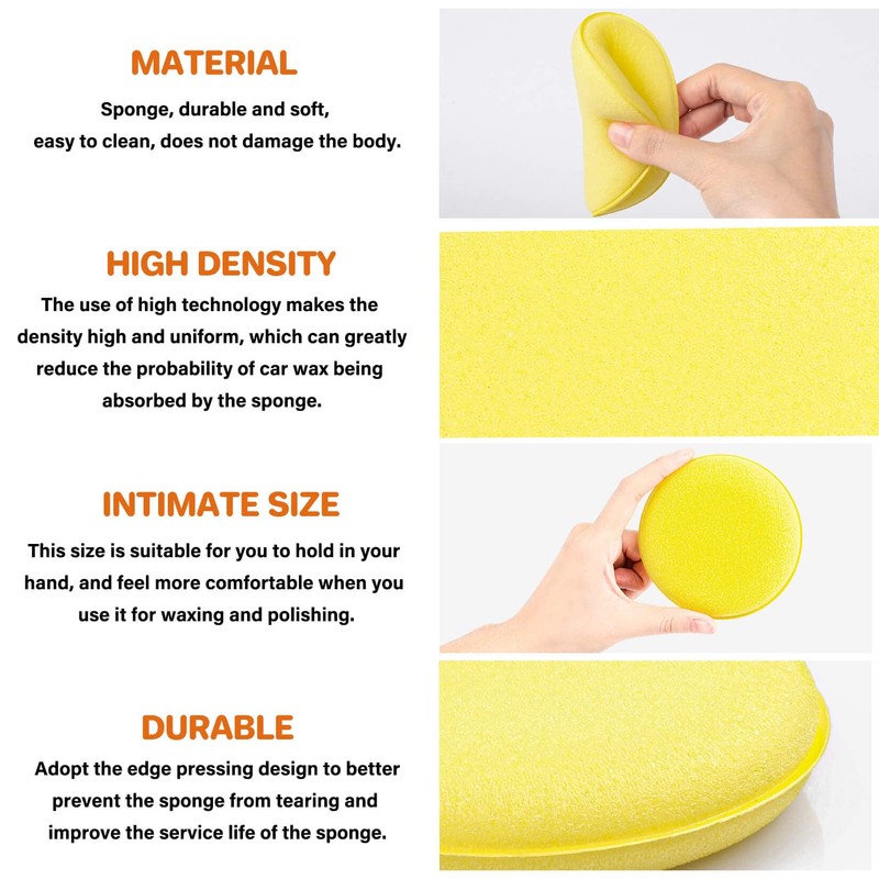 psler Foam Car Wax Applicator Pad Foam Applicator Pads Detailing