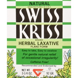 Modern Products Swiss Kriss Herbal Laxative Flake, 3.25 Ounce - 6 per case.