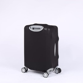 Niooce 24" Black Elastic Suitcase Protector for Travel Luggage (Cover Only, Suitcase Not Included) Medium
