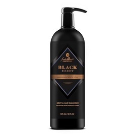 Jack Black Black Reserve Body & Hair Cleanser con cardamomo y madera de cedro, 33 fl oz