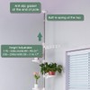 Hershii 5-Layer Indoor Plant Pole Spring Tension Rod Corner Flower
