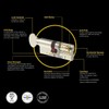 Yale P-YS3-4040NT Anti-Snap 3 Star Euro Thumbturn Cylinder, High Security,