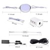LABOREDUCER LED Dimmable Under Cabinet Lighting Plug in,10 Pack Linkable