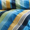 Erwin Müller Bed Linen Striped Seersucker Blue Size 40 x