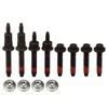 Vincos Exhaust Manifold Bolt Set 6505316AA 6507746AA 6508219AA 6508220AA Compatible