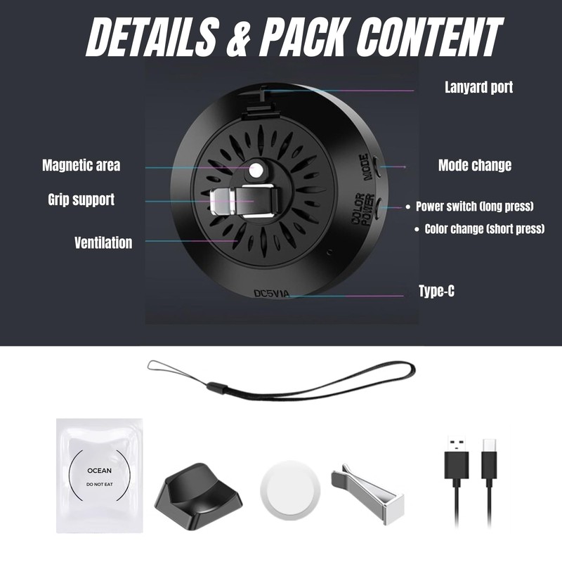 RGB Ambient Light, Music Sync Lights, Dynamic Rhythm Ambient Lights