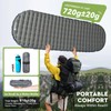 HIKENTURE Sleeping Pad, 6.2 R-Value Insulated Camping Mat with Pump