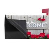 Hapuxt Welcome Mailbox Covers Magnet 21x25.5 Inch PVC Mailboxes Wraps
