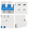4P Miniature Circuit Breaker DIN Rail Mount Low Voltage Air