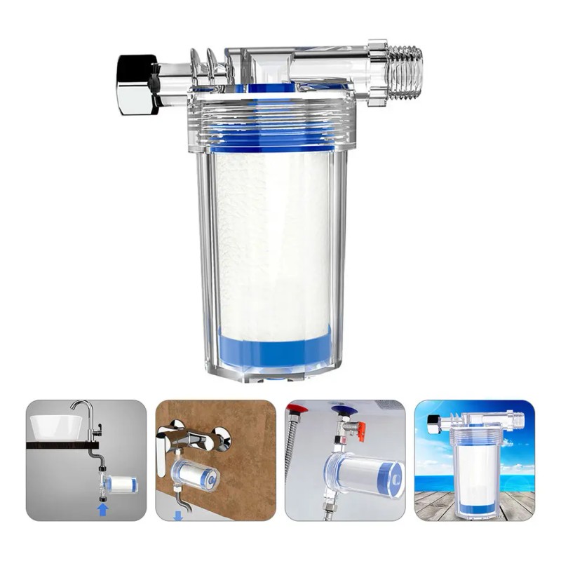 Filtro Descalcificador Agua Ducha Doméstico