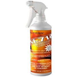 Neutron Industries NI-712 Fresh Orange Odor Eliminator Spray (1 bottle) – Powerful, Long-Lasting Odor Neutralizer – Instant Air Freshener for Home, Car & More – Pint-Sized