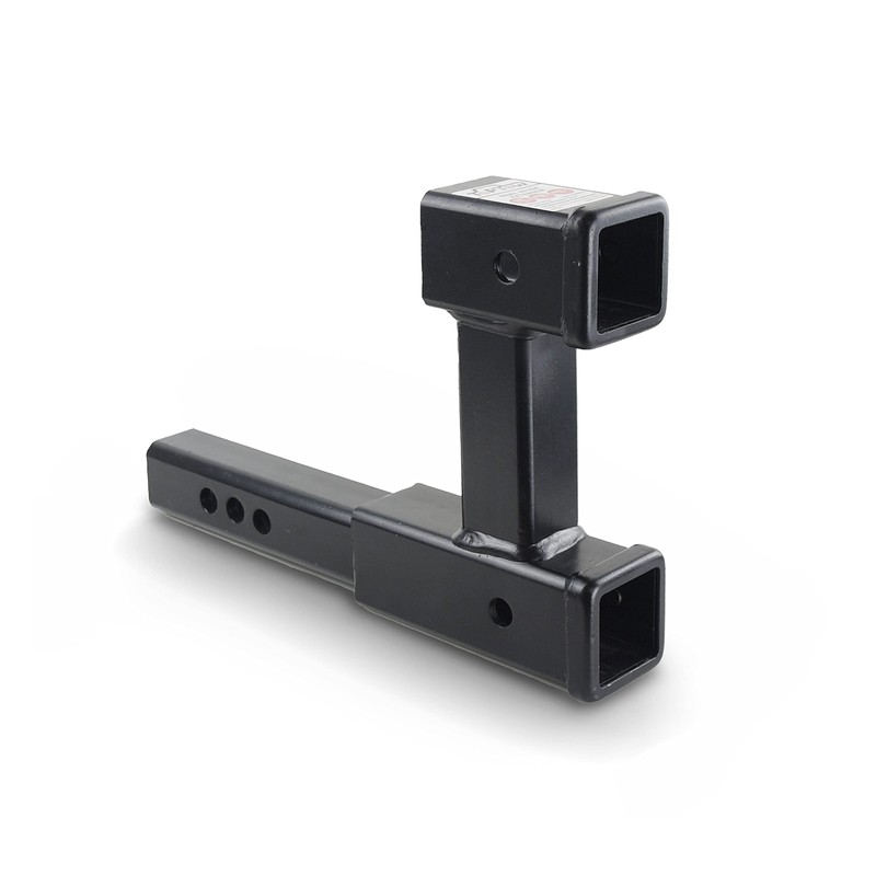 TOPTOW 64131 Dual Hitch Extension, 2 inch Towing Receivers, Extends