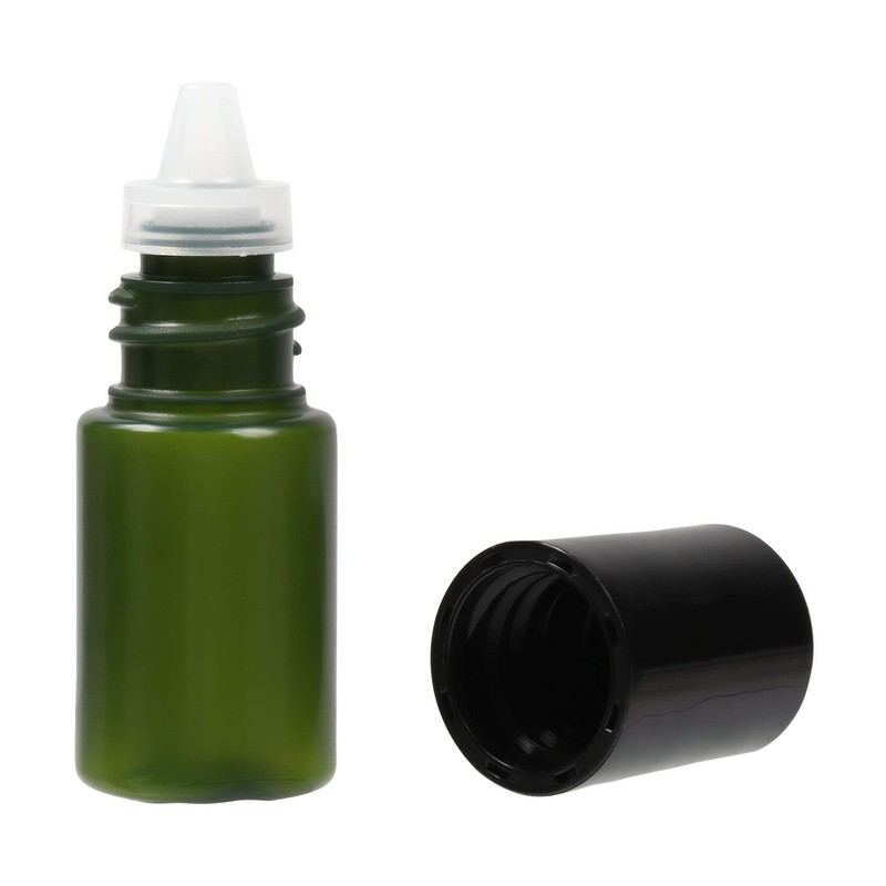 Natural Cosmetics Laboratory Blackout Mini Bottle Containers, Divided Containers, Dropper