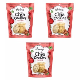 AUDREYS Audrey's Chia Cookies Almond 4 oz (Pack Of 6)