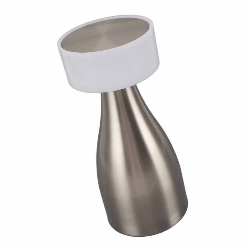 Metal Table Lamp Stepless Dimmable 3 Color Touch Control Rechargeable